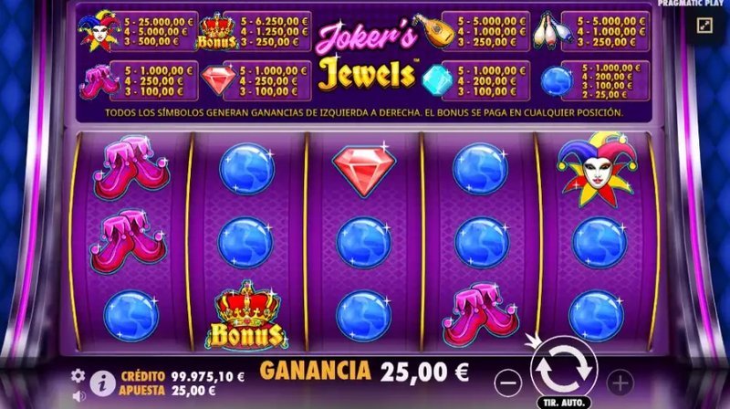 Descubre las emocionantes tragamonedas Joker Jewels en línea sin costo en